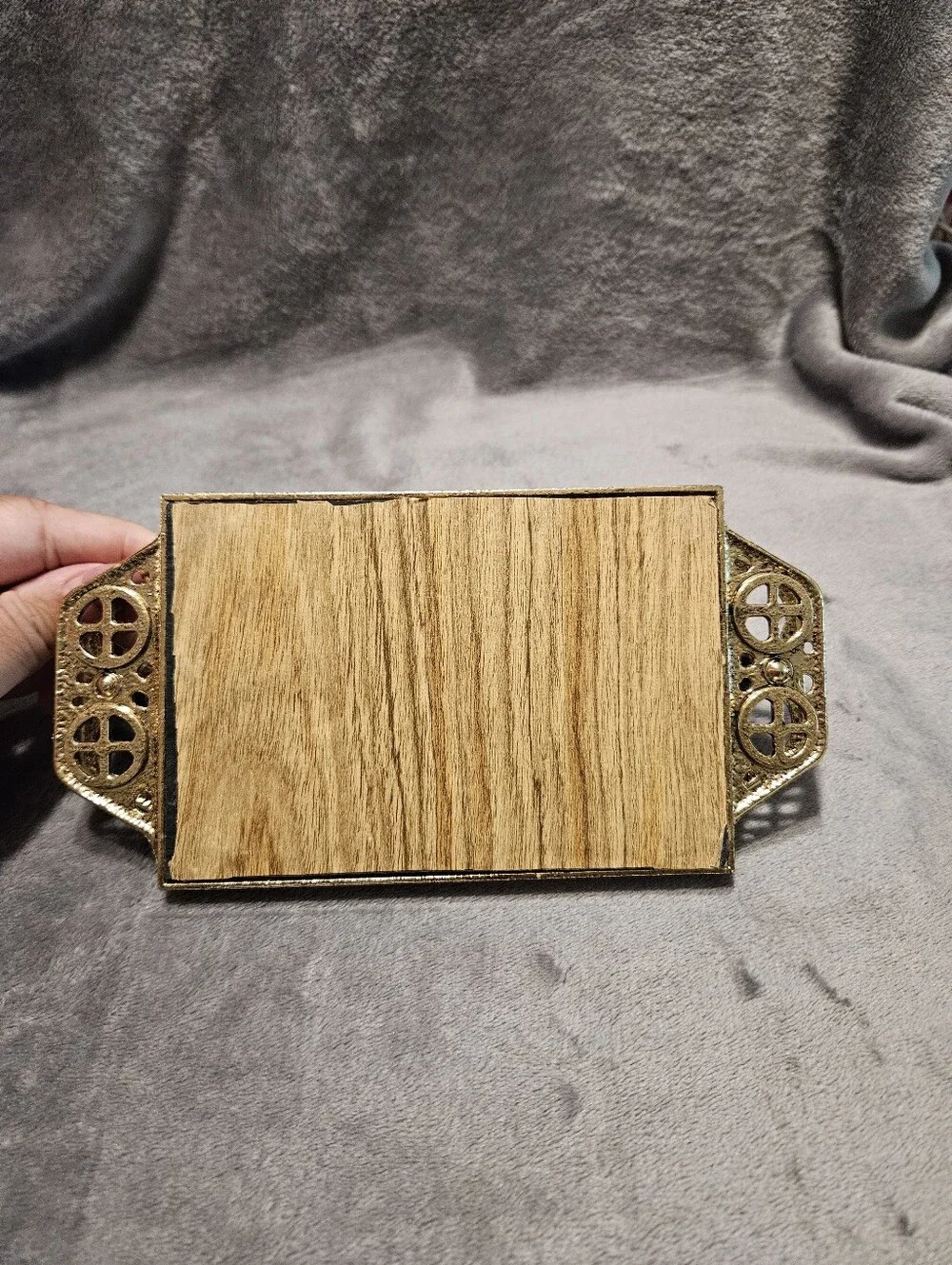 Vintage-style decorative vanity tray